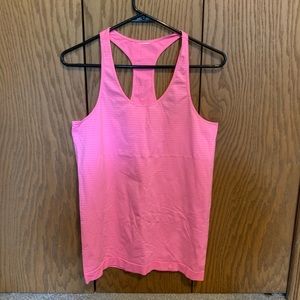 Pink Under Armour Compression Tank